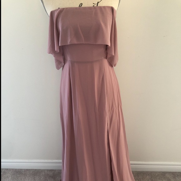 Tobi Mauve Ruffle Top Maxi Dress - Picture 7 of 12